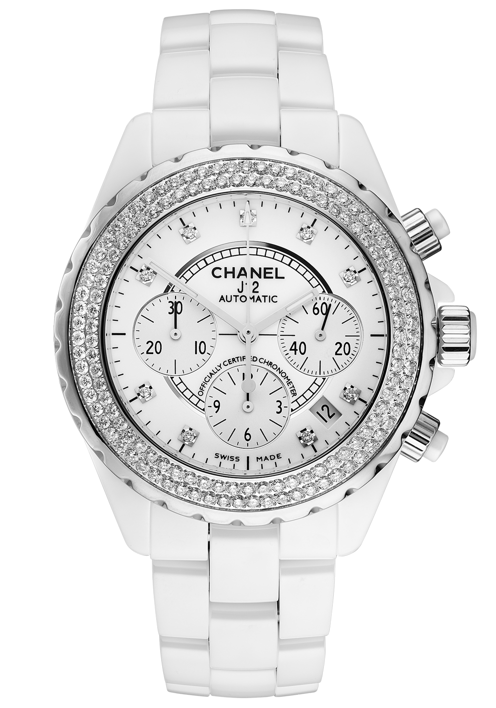 Chanel Chanel J12 White Ceramic Chronograph 41 mm H1008 H1008