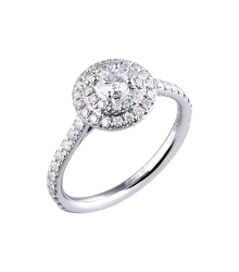 Tiffany & Co Tiffany & Co Soleste Platinum with Diamonds Ring 