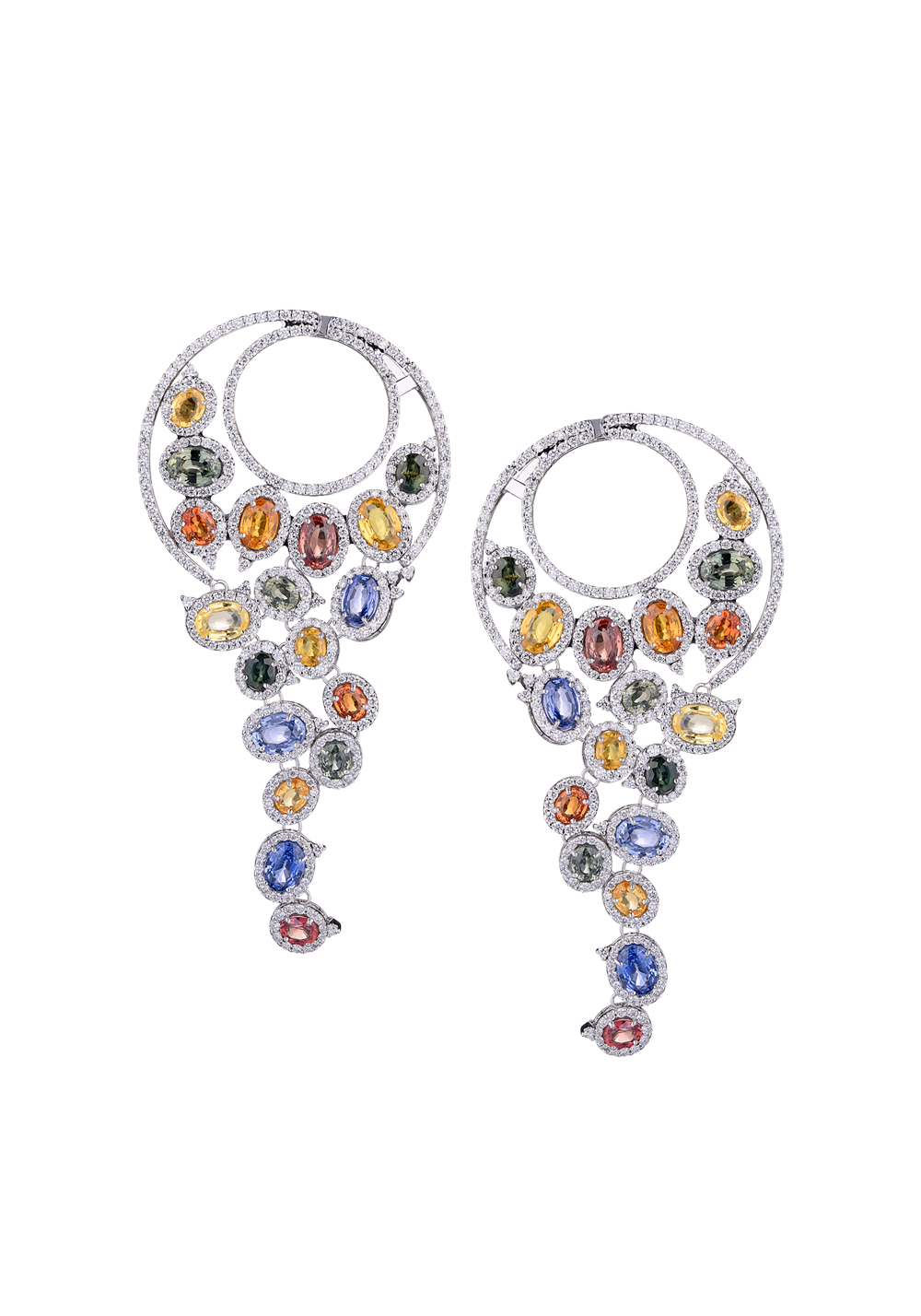 Jacob & Co. Серьги Cascata Collection Diamond Earrings 91432681 91432681