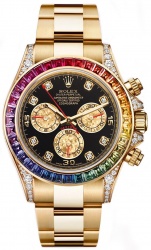 Rolex Rolex Daytona Custom Rainbow Diamonds Yellow Gold 116528 116528