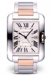 Cartier Tank Anglaise XL Steel and Gold W5310006