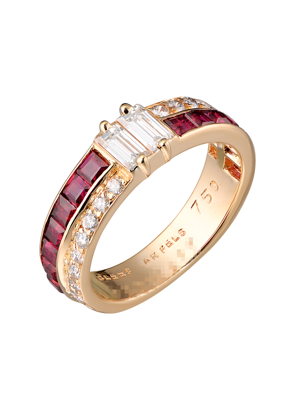 Van Cleef & Arpels Кольцо Van Cleef & Arpels Heritage Cintage Ruby & Diamonds 