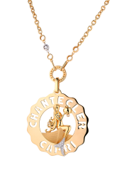 Chantecler Подвеска Chantecler Capri Logo Mermaid Yellow Gold & Diamonds 