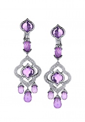 Chopard Серьги Imperiale Amethyst & Diamonds Earrings 849723-1001