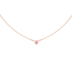 Cartier Колье Cartier d'Amour rose gold pink sapphire B7218400 B7218400