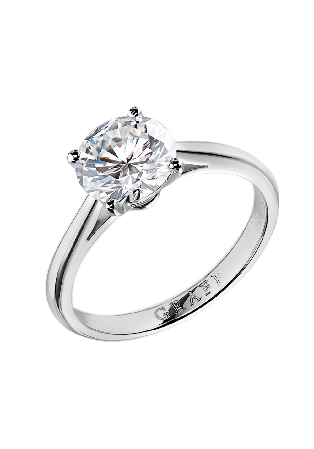 Graff Кольцо White Round Diamond Solitaire Ring 1.72 ct D/VS1 GR 14034 GR 14034