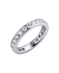 Tiffany & Co Кольцо Tiffany & Co Together Milgrain Band Ring in Platinum with Diamonds, 3.2mm Wide 60003100 60003100