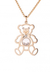Chopard Подвеска Happy Diamonds Rose Gold Bear Pendant 797418-5001