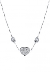 Chopard Колье Happy Hearts White Gold and Diamonds Necklace 81A082-1009
