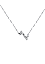 Louis Vuitton Колье Louis Vuitton Volt Upside Down Pendant, White Gold And Diamonds Q93867 Q93867
