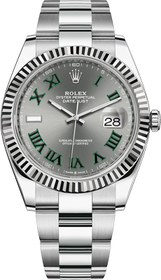 Rolex Rolex Datejust 41mm Steel and White Gold 126334-0021 126334-0021