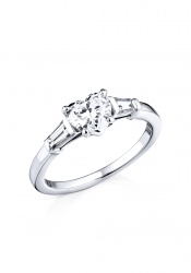 Bvlgari Кольцо Platinum Heart Diamond 1,04 ct D/SI1 Ring 