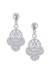Jacob & Co. Серьги Lace Collection Earrings 6,50 ct White Diamonds 91326634