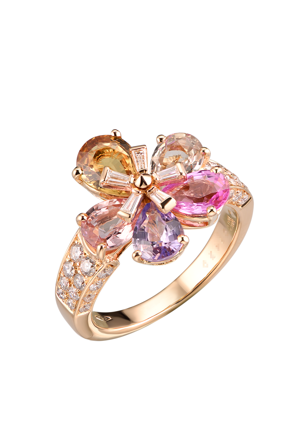Bvlgari Sapphire Flower Ring AN853208