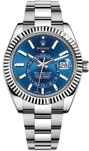 Rolex Rolex Sky-Dweller 42mm Steel and White Gold 326934-0003  326934-0003