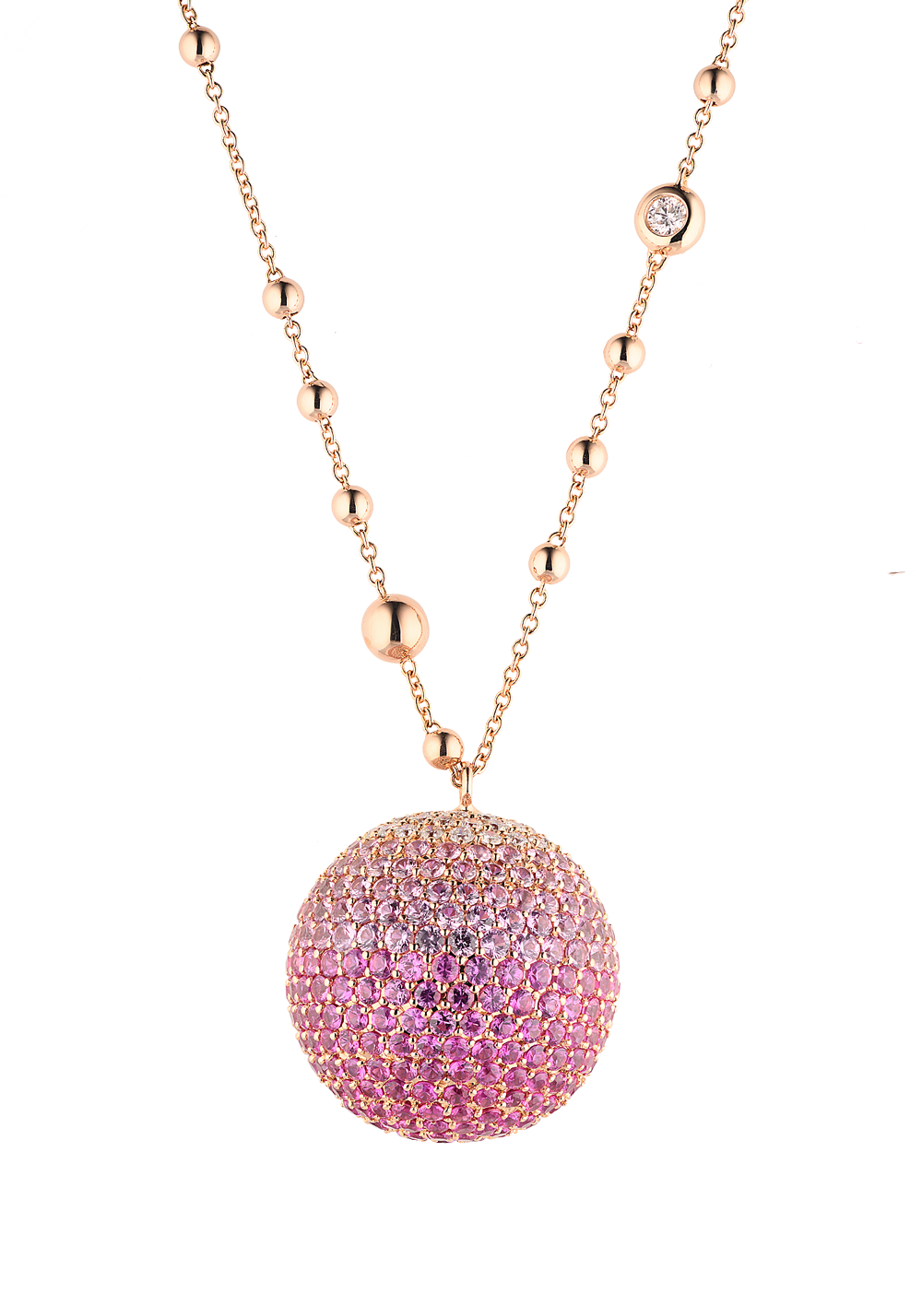 Crivelli Подвеска Crivelli pink sapphire ball 212-I1237 212-I1237
