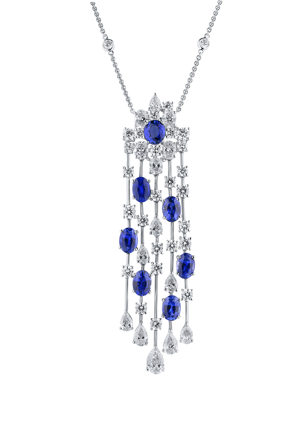 Graff Колье Waterfall Necklace on a Diamond Chain GN
