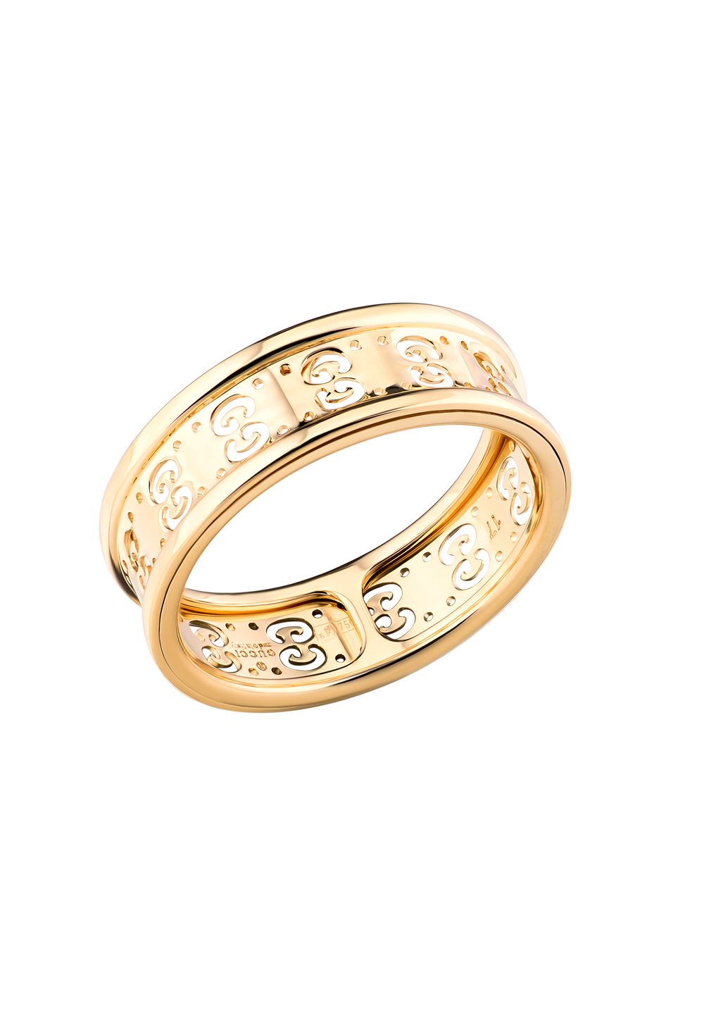 Gucci Кольцо Icon Logo Yellow Gold Ring 