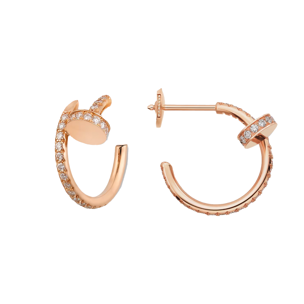 Cartier Серьги Cartier Juste un Clou Rose Gold Diamonds B8301429 B8301429