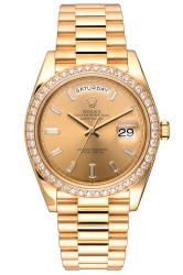 Rolex Rolex Day-Date 40 mm Yellow Gold & Diamonds 228348RBR 228348RBR