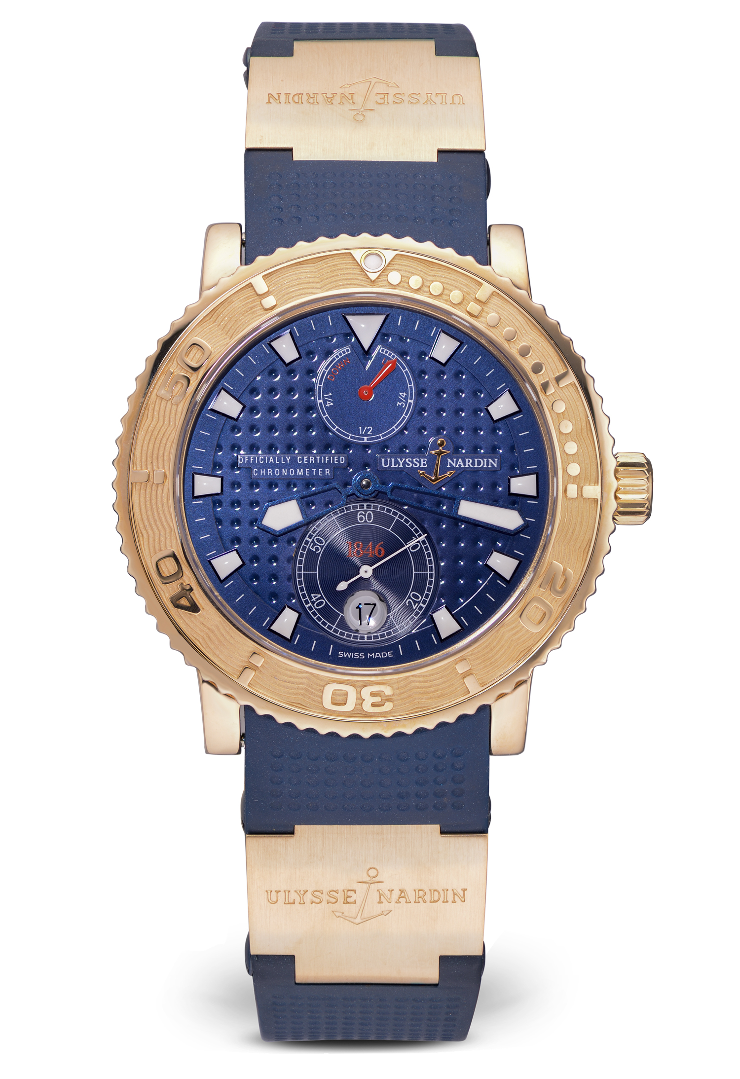 Ulysse Nardin Marine Chronometer Limited Edition Blue 266-58-LE-3
