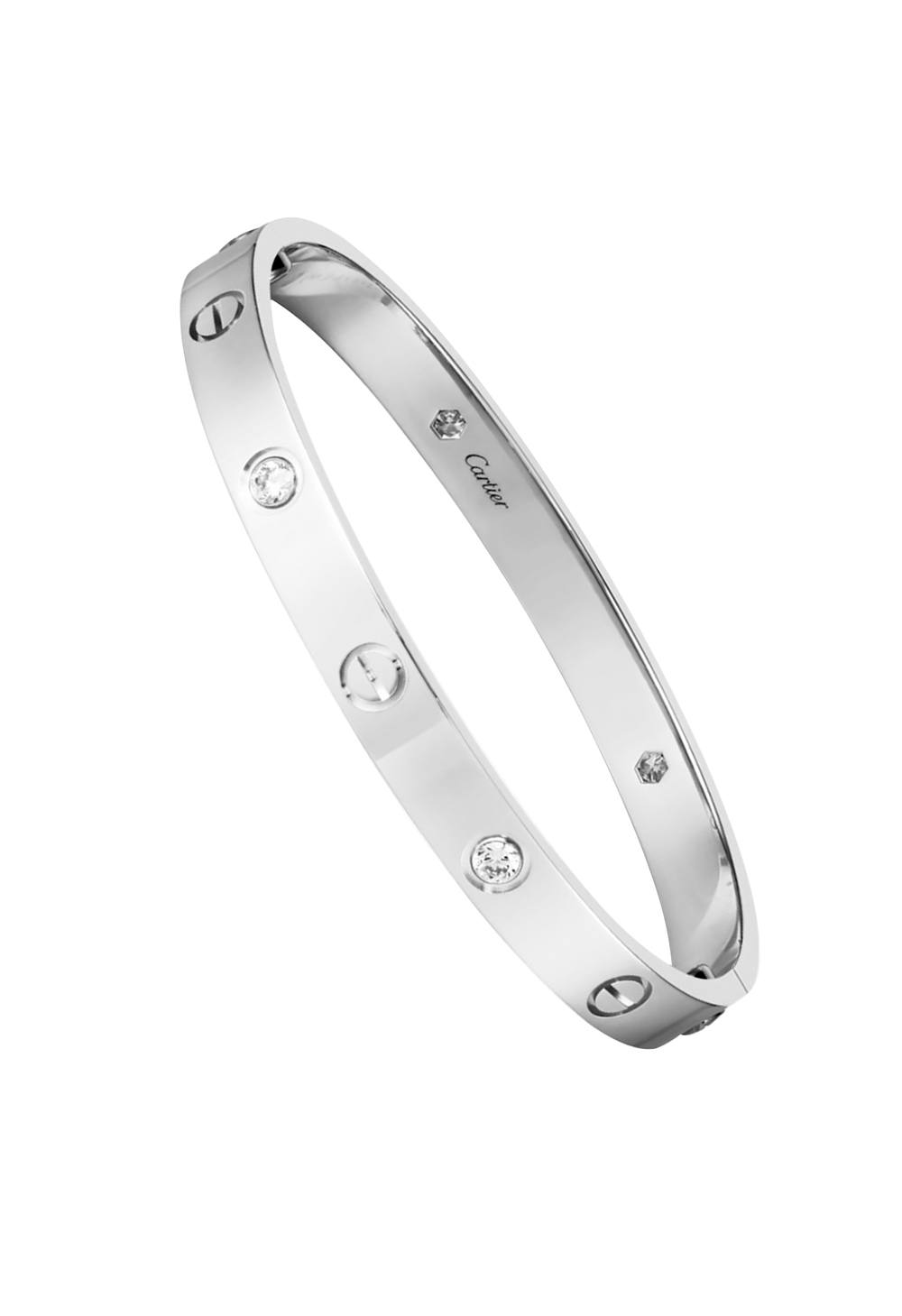 Cartier Браслет Cartier Love 4 Diamond White Gold CRB6070116 CRB6070116