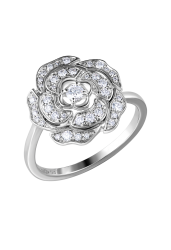 Chanel Chanel Bouton de Camelia Ring J11188