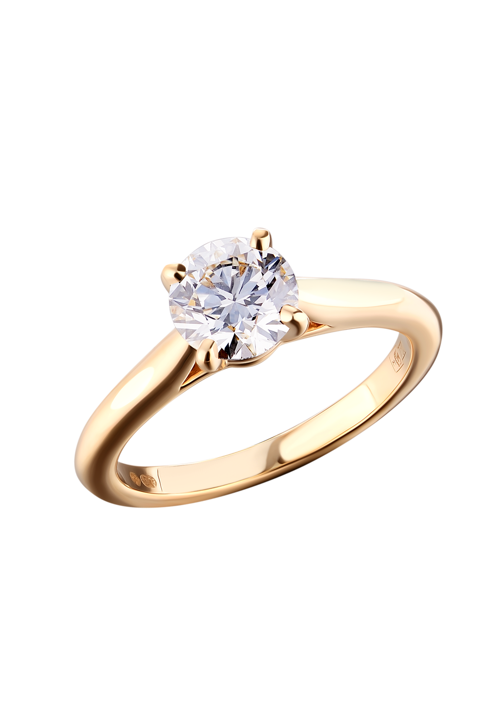 Cartier Кольцо Solitaire 1,07 ct H/VVS1 Yellow Gold Ring 