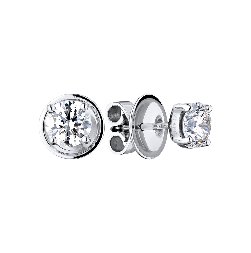 Graff Пусеты Graff 0,71 G/VS1 - 0.70 G/VS1 Platinum & White Gold Diamond Stud GE32895 GE32895