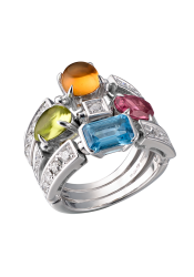 Bvlgari Кольцо Bvlgari Allegra Color Collection 3-Band Ring AN852714 AN852714