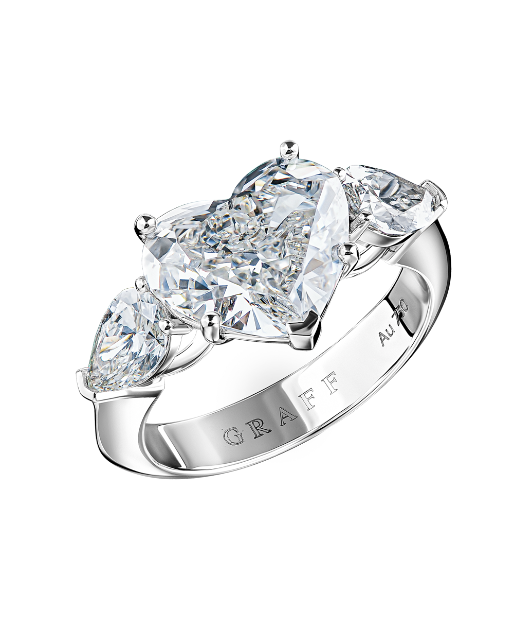 Без бренда Кольцо No name Heart Diamond 3,67 сt F/VVS1 