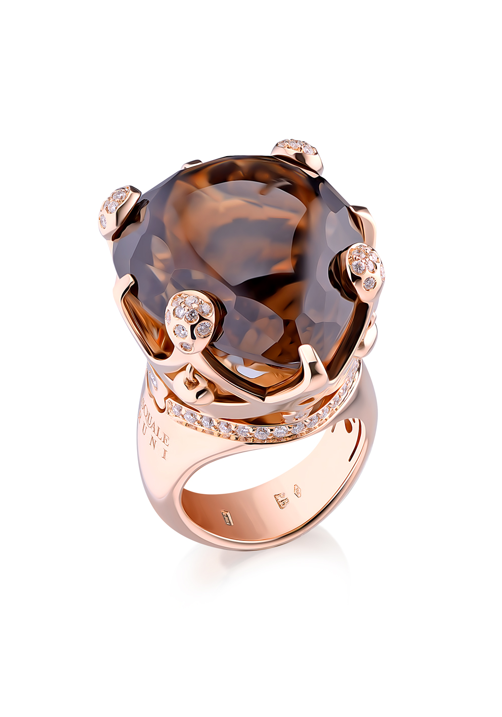 Pasquale Bruni Кольцо Sissi Smoky Quartz Gold Ring 14599R