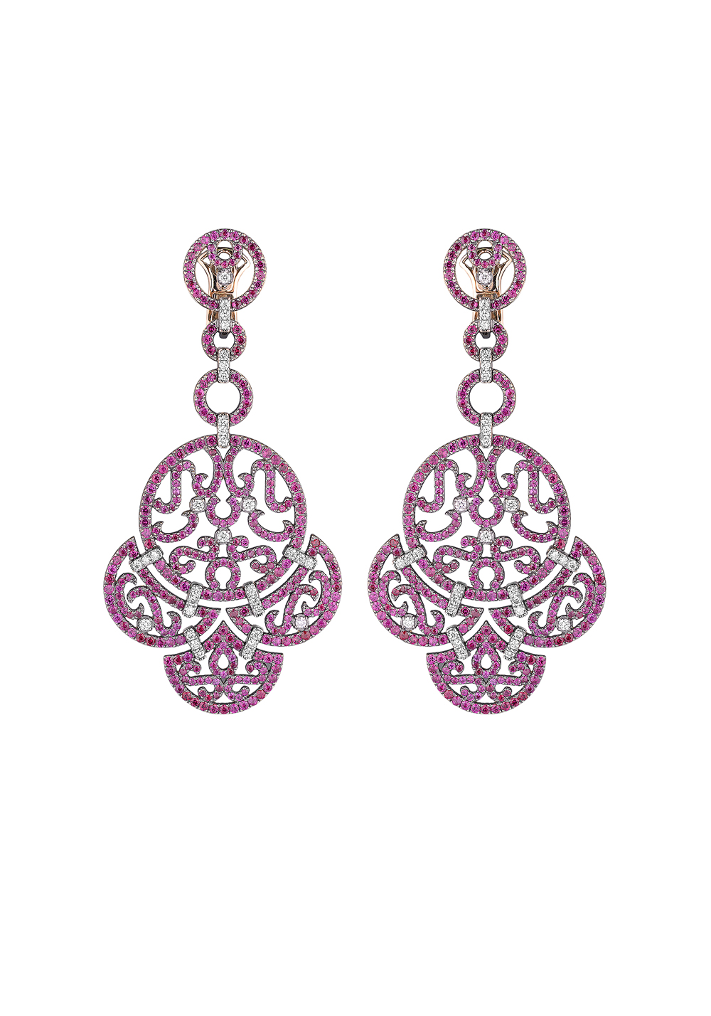 Jacob & Co. Серьги Lace Collection Ruby Earrings 20170002515