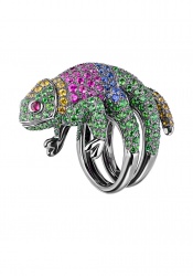 Boucheron Кольцо Collection Of Animals Chameleon Ring JR00027