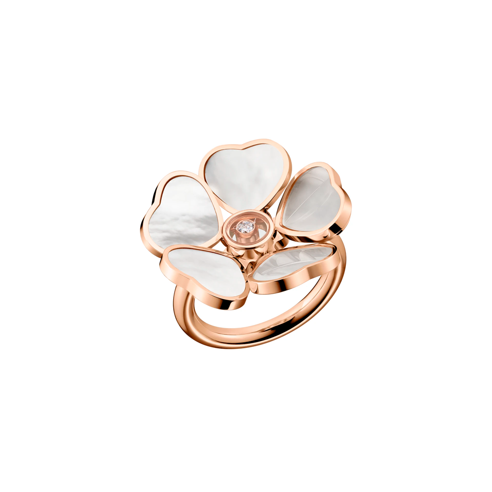 Chopard Chopard Happy Hearts Flower Rose Gold Mother of Pearl 82A085-5307 82A085-5307
