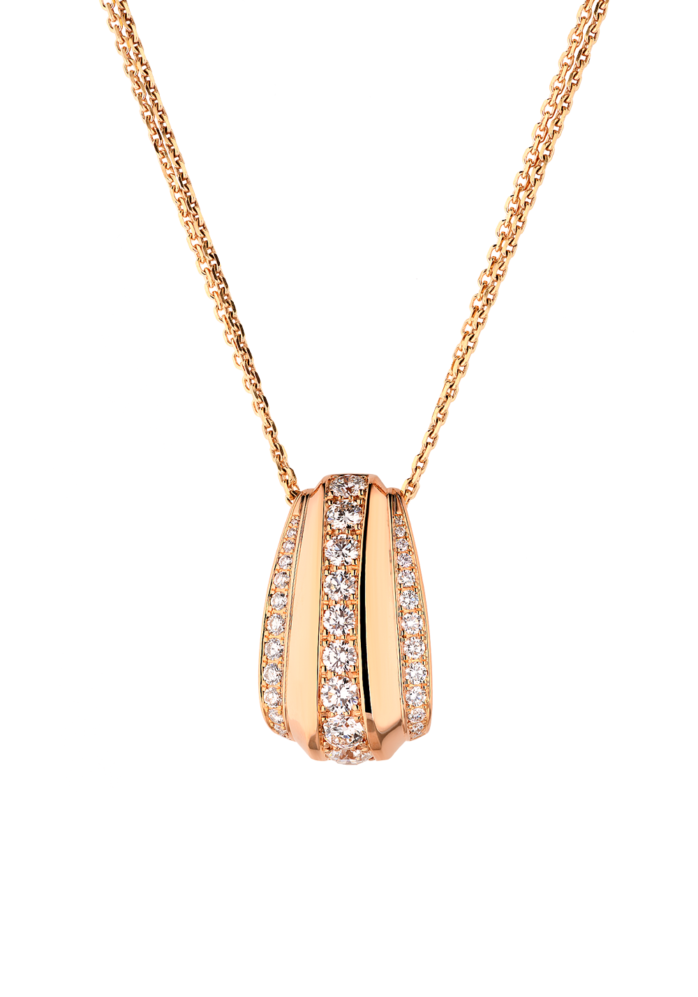 Chopard Подвеска Chopard La Strada Rose Gold Diamonds 799455-5001 799455-5001