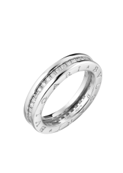 Bvlgari Кольцо Bvlgari B.Zero1 White Gold Single Band Diamond Ring AN850656 AN850656